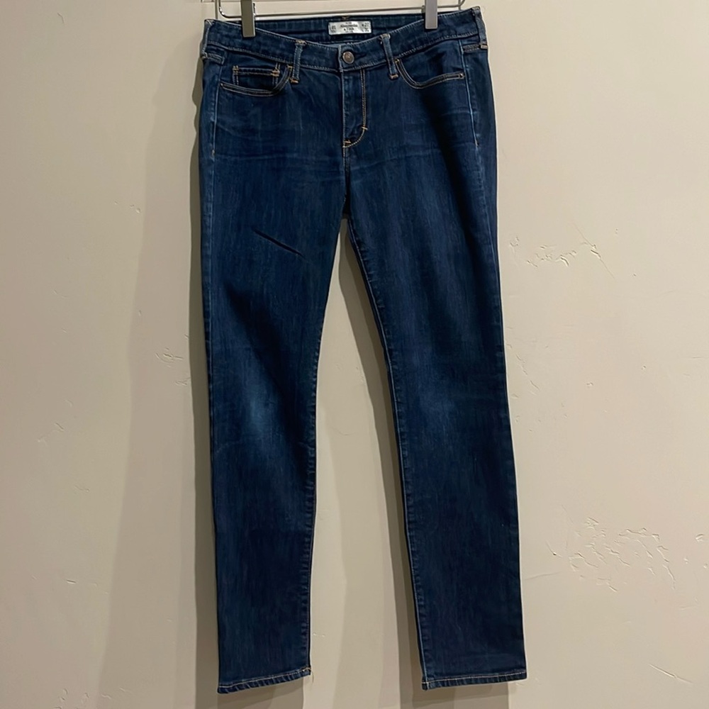 Vintage Abercrombie & Fitch dark Denim Skinny jeans s 4S / 27